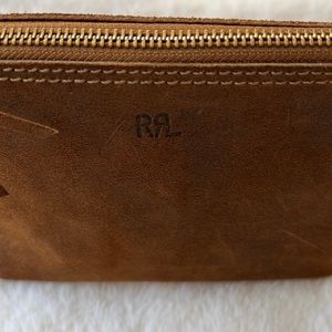 RALPH LAUREN SUEDE POUCH